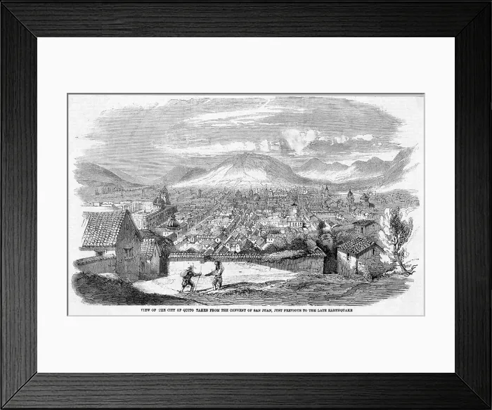 Framed Print : Ecuador Quito Framed Print : Ecuador Quito