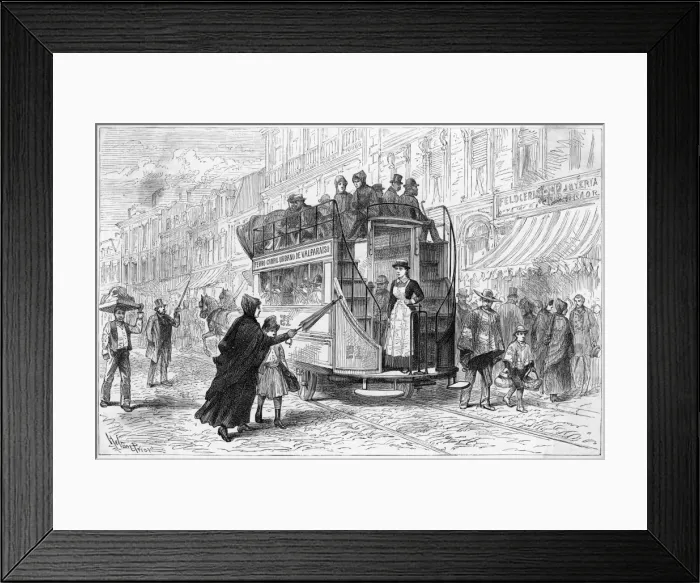 Framed Print : Chile Valparaiso