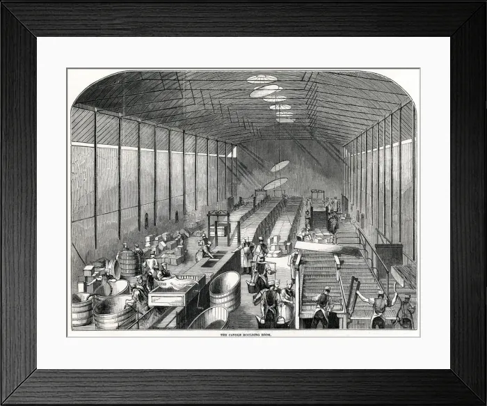 Framed Print : Prices Patent Candle Companys Works 1849 Framed Print : Prices Patent Candle Companys Works 1849