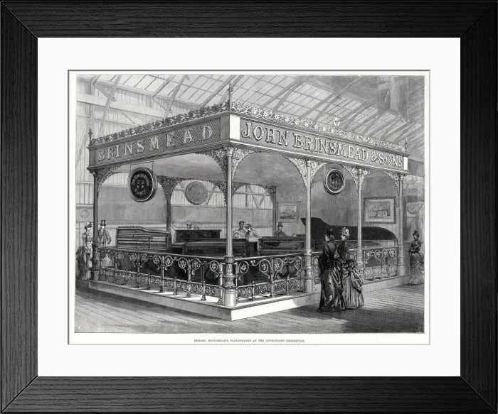 Framed Print : International Exhibition - John Brinsmead & Sons pianos 1885 International Framed Print : International Exhibition - John Brinsmead & Sons pianos 1885 International
