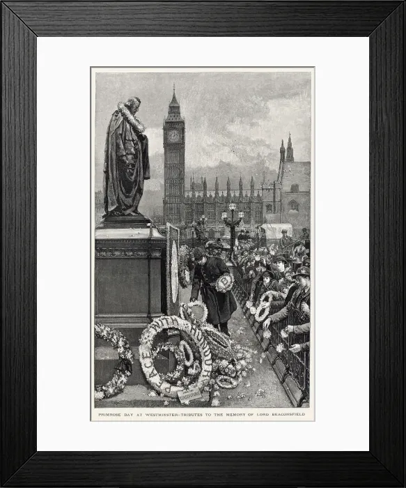 Framed Print : Primrose Day 1886 Framed Print : Primrose Day 1886