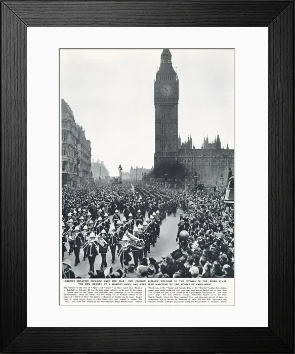 Framed Print : Victory Parade in London 1940 Framed Print : Victory Parade in London 1940
