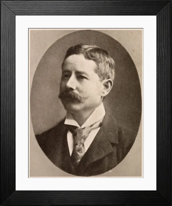 Framed Print : Sir Henry Hamilton Johnston (1858 - 1927), British explorer, botanist, artist Framed Print : Sir Henry Hamilton Johnston (1858 - 1927), British explorer, botanist, artist