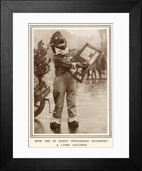 Framed Print : Poster Pageant - Advert, Dean's Untearable Rag Books 1920 Framed Print : Poster Pageant - Advert, Dean's Untearable Rag Books 1920