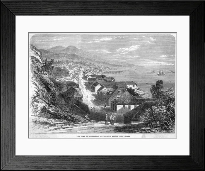 Framed Print : Guadeloupe Basseterre Framed Print : Guadeloupe Basseterre
