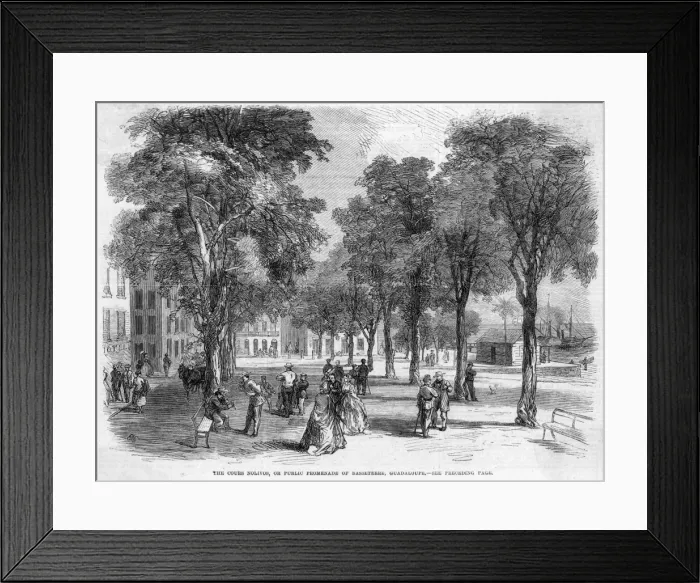 Framed Print : Guadeloupe Basseterre Framed Print : Guadeloupe Basseterre