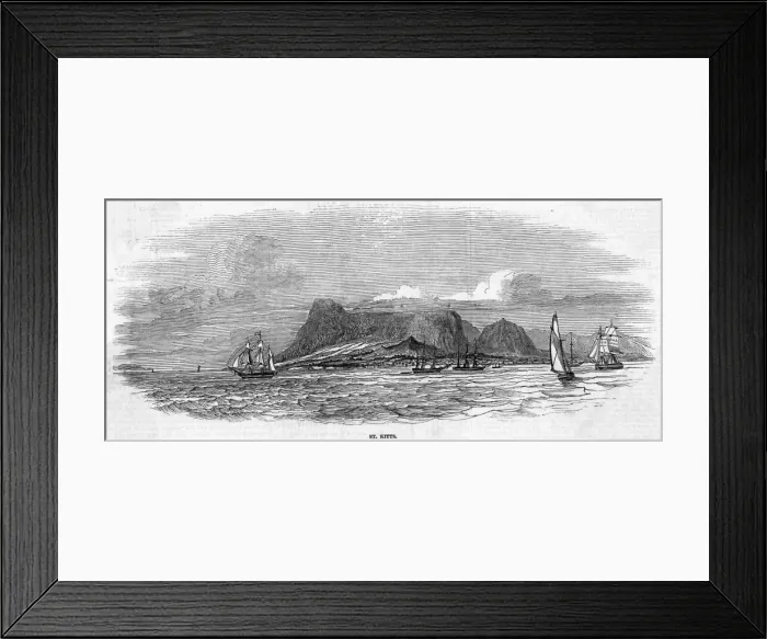 Framed Print : W Indies St Kitts Framed Print : W Indies St Kitts