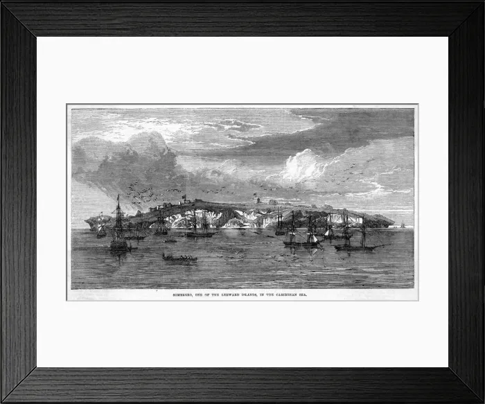 Framed Print : West Indies Sombrero