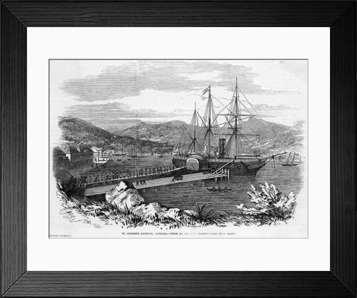 Framed Print : West Indies Grenada Framed Print : West Indies Grenada