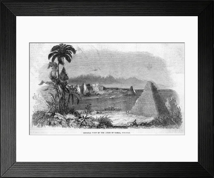 Framed Print : Mexico Uxmal Framed Print : Mexico Uxmal