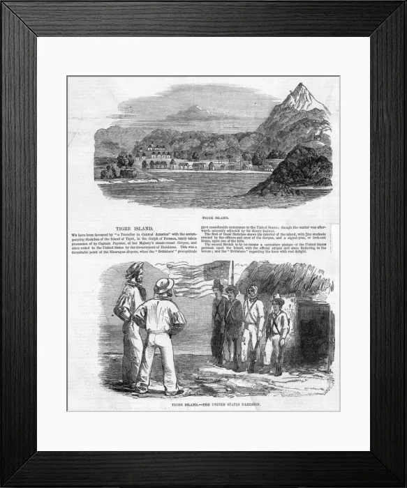 Framed Print : Honduras Tigre Island