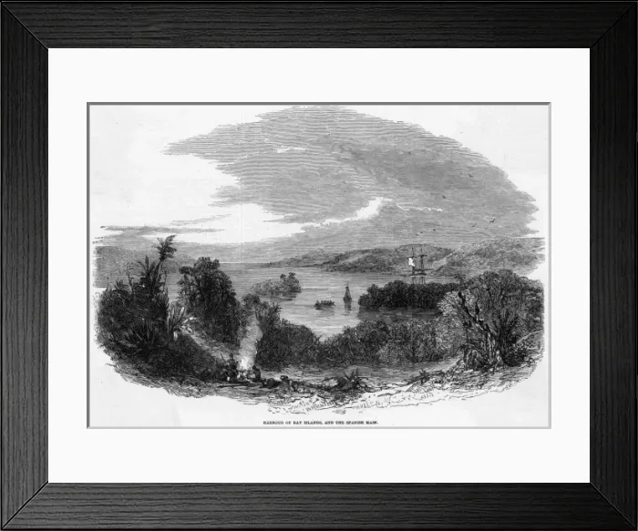 Framed Print : Honduras Bay Islands Framed Print : Honduras Bay Islands