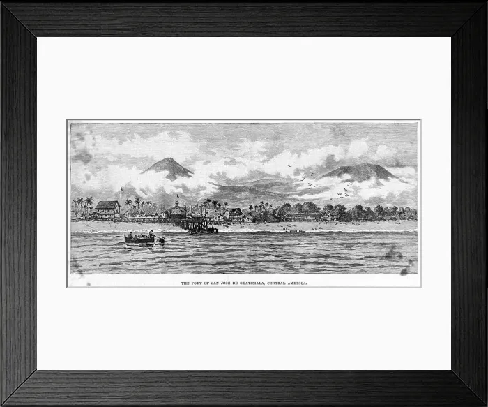Framed Print : Guatemala San Jose Framed Print : Guatemala San Jose
