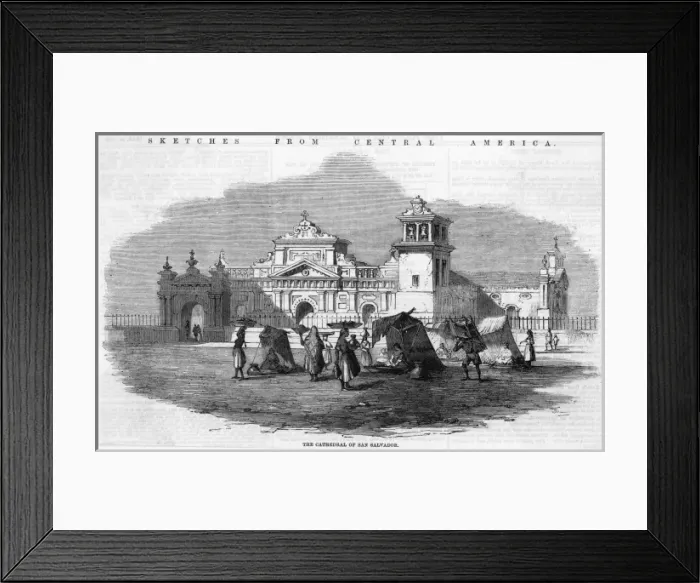 Framed Print : El Salvador San Salvador