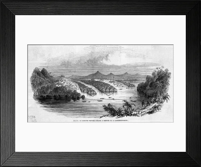 Framed Print : Borneo Brunei Framed Print : Borneo Brunei