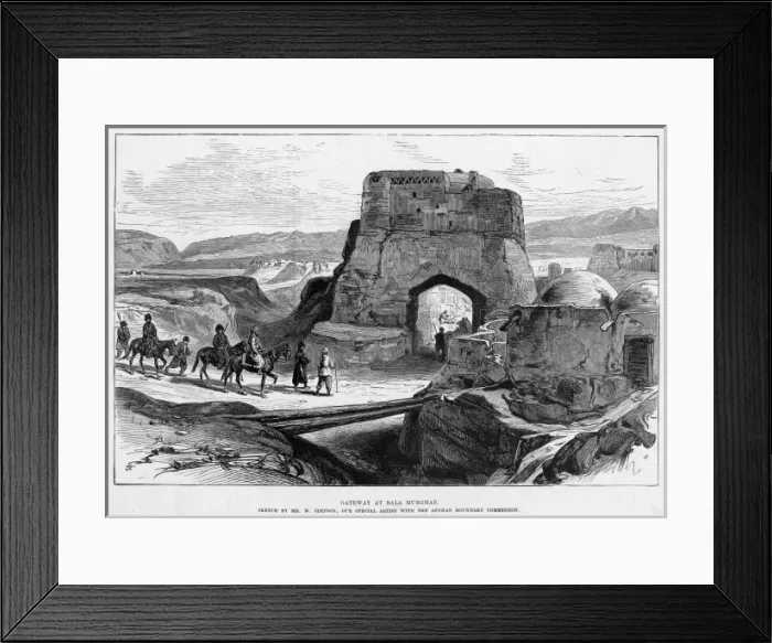 Framed Print : Afghanistan Bala Murghab