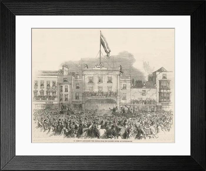 Framed Print : Kossuth at Southampton