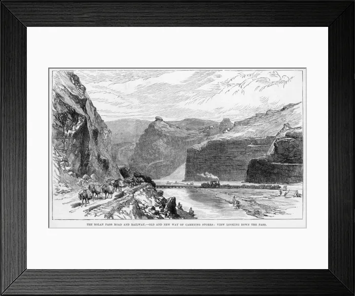Framed Print : Pakistan Bolan Pass Framed Print : Pakistan Bolan Pass
