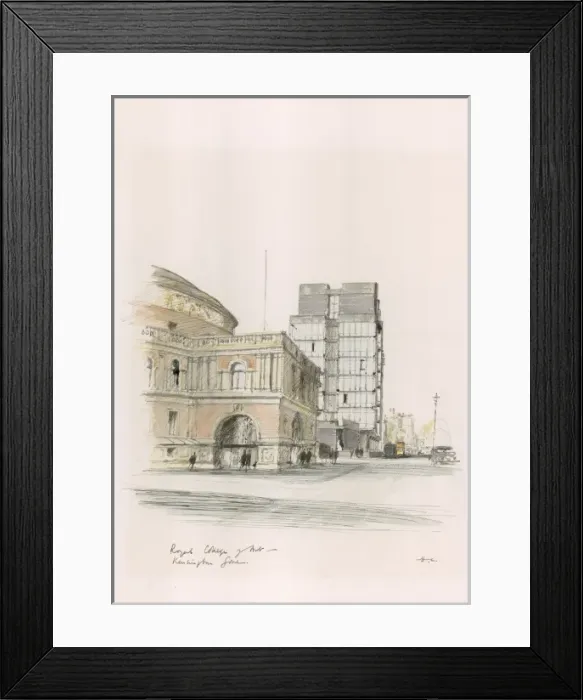 Framed Print : The Royal College of Art, by Sir Hugh Maxwell Casson Framed Print : The Royal College of Art, by Sir Hugh Maxwell Casson