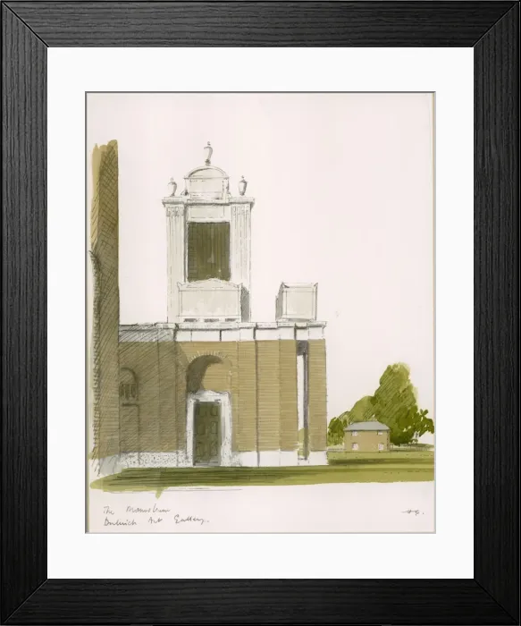 Framed Print : Dulwich Art Gallery, by Hugh Casson Framed Print : Dulwich Art Gallery, by Hugh Casson