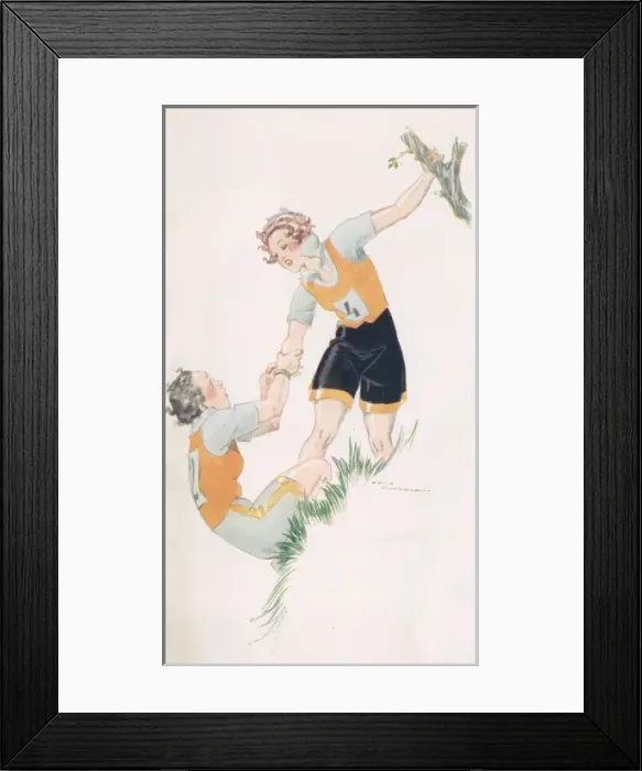 Framed Print : Cross country racing by Rene Vincent Framed Print : Cross country racing by Rene Vincent