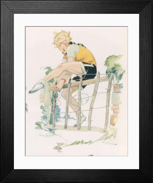 Framed Print : Cross country racing by Rene Vincent