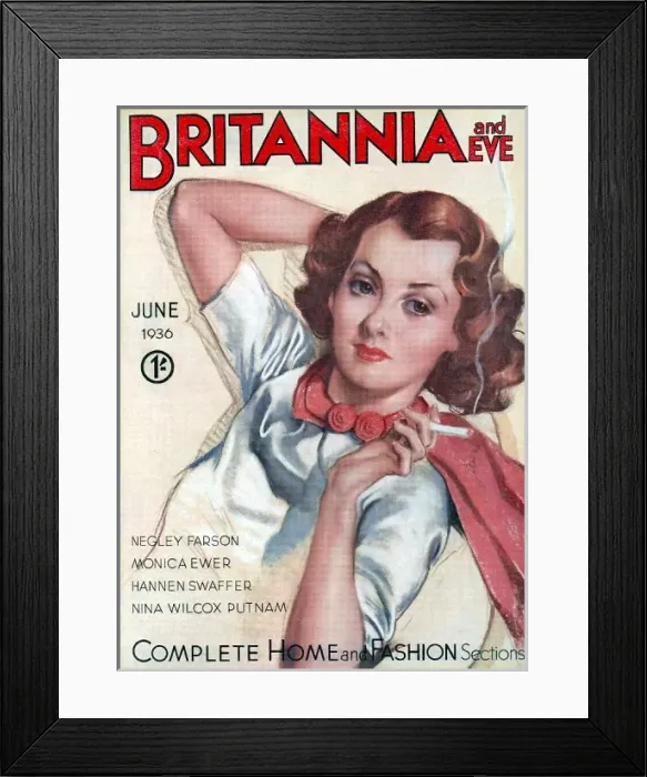 Framed Print : Britannia and Eve front cover June 1936