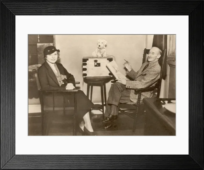 Framed Print : Cecil Aldin and Louise Browne