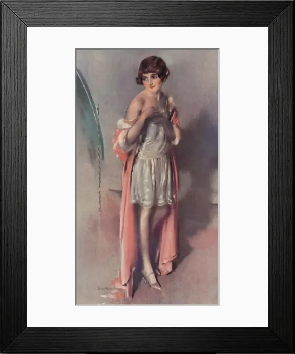 Framed Print : Girl in underwear by Bevan Petman Framed Print : Girl in underwear by Bevan Petman