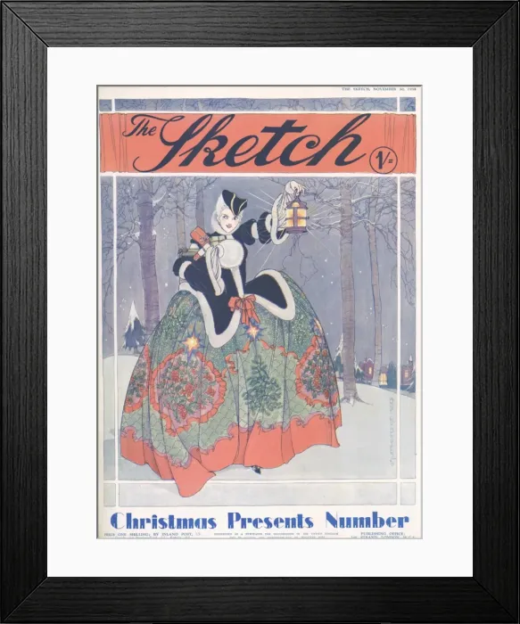 Framed Print : The Sketch Christmas Present Number Framed Print : The Sketch Christmas Present Number