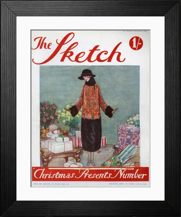 Framed Print : The Sketch Christmas Present Number Framed Print : The Sketch Christmas Present Number