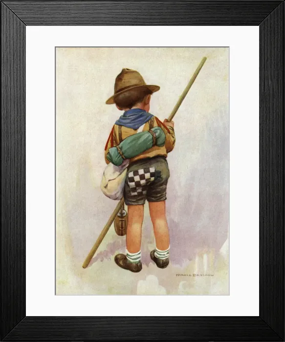 Framed Print : The Rearguard by Harold Earnshaw Framed Print : The Rearguard by Harold Earnshaw