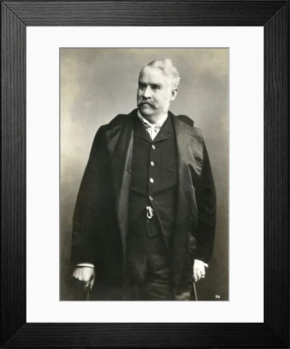 Framed Print : Sir William Schwenk Gilbert - English parodist & librettist