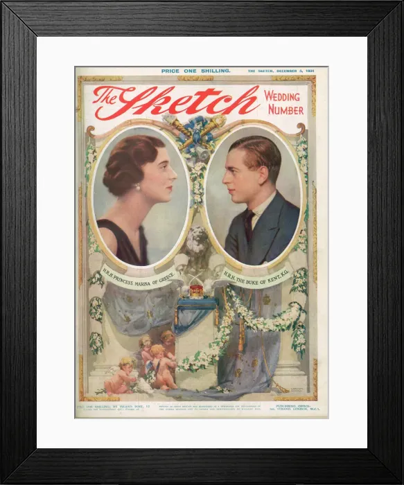 Framed Print : Wedding number of The Sketch Framed Print : Wedding number of The Sketch