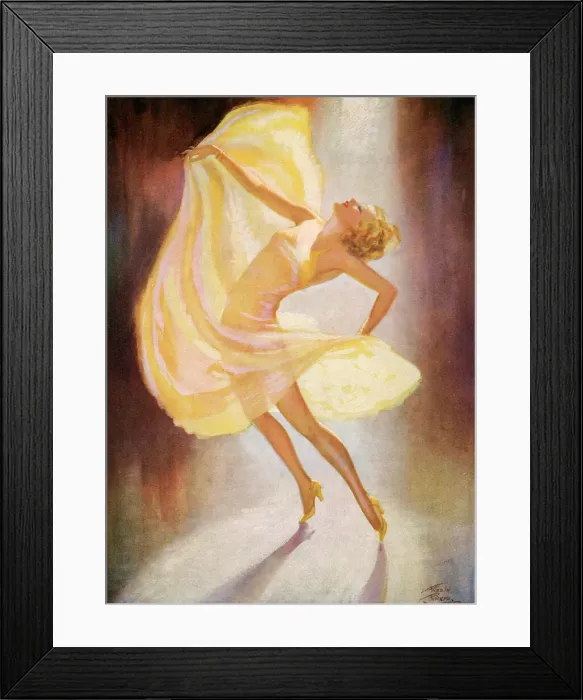 Framed Print : The Dancer by Fred Purvis