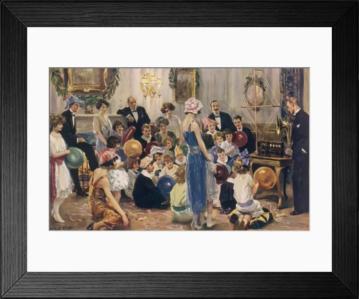 Framed Print : The Christmas Party Up to Date: Fairy Tales by Broadcast b Framed Print : The Christmas Party Up to Date: Fairy Tales by Broadcast b