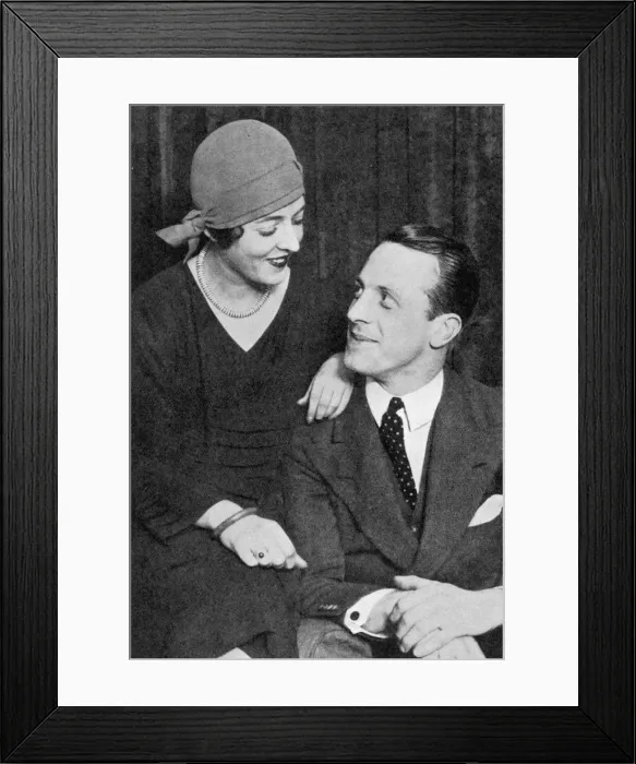 Framed Print : Elizabeth Ponsonby and Denis Pelly Framed Print : Elizabeth Ponsonby and Denis Pelly