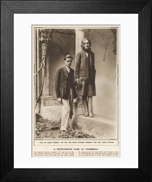Framed Print : Bryan Guinness with his wife Diana Framed Print : Bryan Guinness with his wife Diana