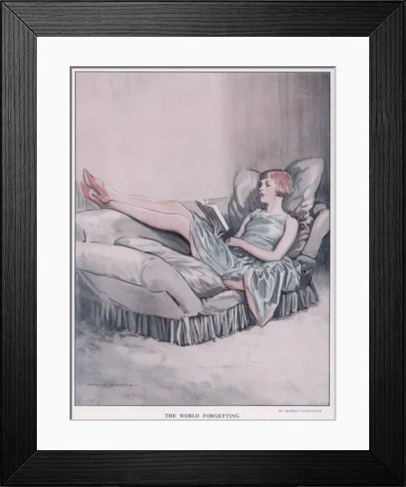 Framed Print : The World Forgetting