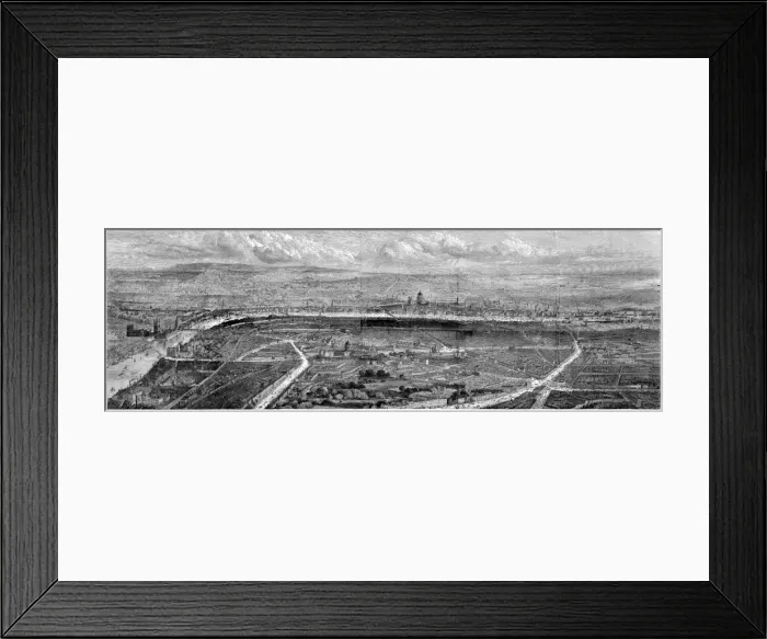 Framed Print : Panorama of London Framed Print : Panorama of London