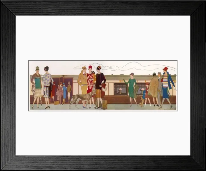 Framed Print : Fashion illustration from The Sphere Framed Print : Fashion illustration from The Sphere