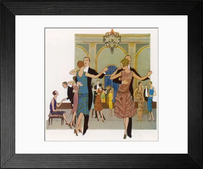 Framed Print : Fashion illustration for The Sphere 1927