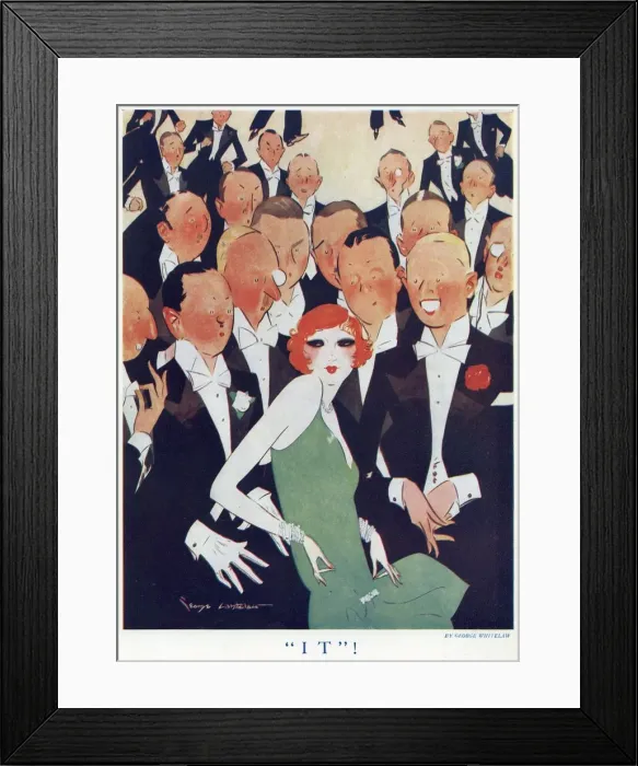 Framed Print : The It Girl by George Whitelaw Framed Print : The It Girl by George Whitelaw