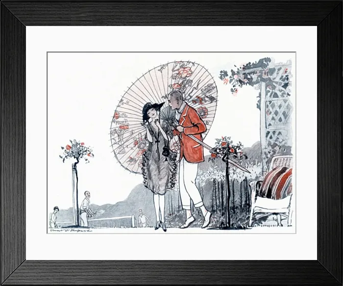 Framed Print : Courtship scene by E. H. Shepherd