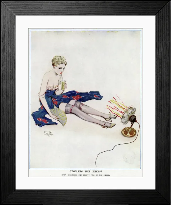 Framed Print : Cooling Her Heels! By Dorothy M. Morgan Framed Print : Cooling Her Heels! By Dorothy M. Morgan