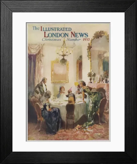 Framed Print : The Illustrated London News Christmas Number 1932