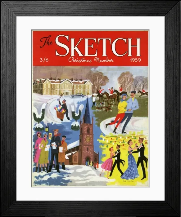 Framed Print : The Sketch Christmas Number 1959