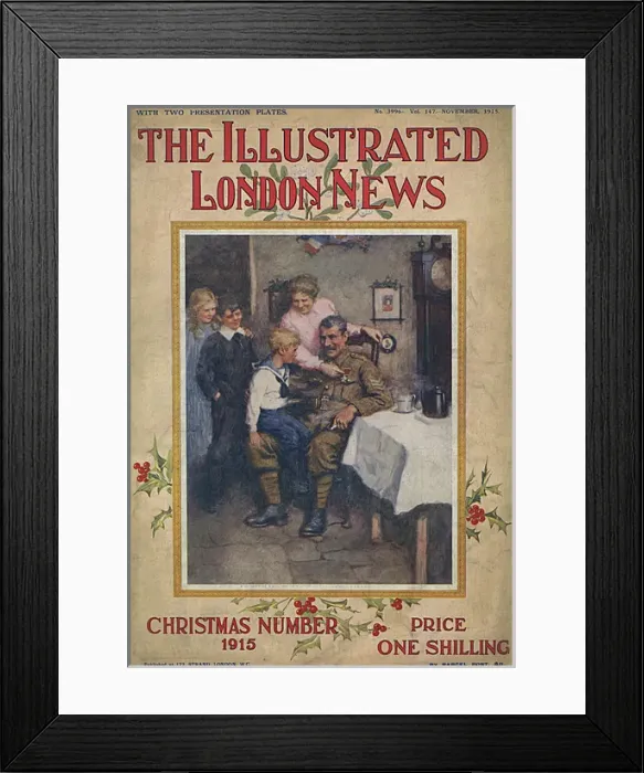 Framed Print : The Illustrated London News Christmas Number 1915 Framed Print : The Illustrated London News Christmas Number 1915