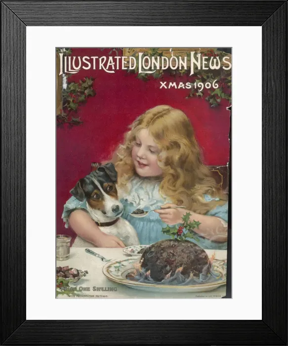 Framed Print : The Illustrated London News Christmas Number 1906