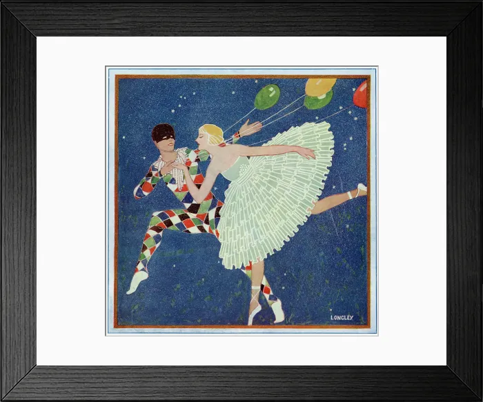 Framed Print : An Interval in Motley by S. S. Longley
